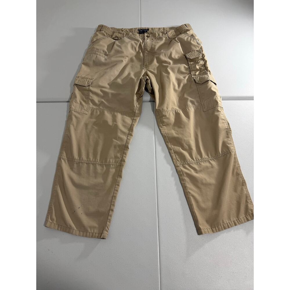 5.11 Tactical Series Cargo Pants Men’s 40x30 Khaki Ripstop Operator Trousers